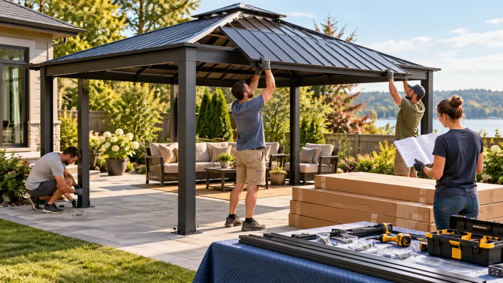 Hardtop Gazebo Assembly