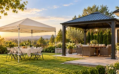 Pop-Up Canopy vs Gazebo: Which Shelter Fits How You Use It?