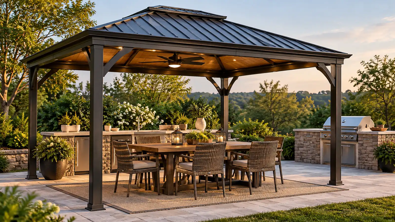 Best Hardtop Gazebos for Outdoor Kitchens of 2026: 10 Picks for Year-Round Grilling 1 Illustrative gazebo scene: hardtop gazebos for outdoor kitchens